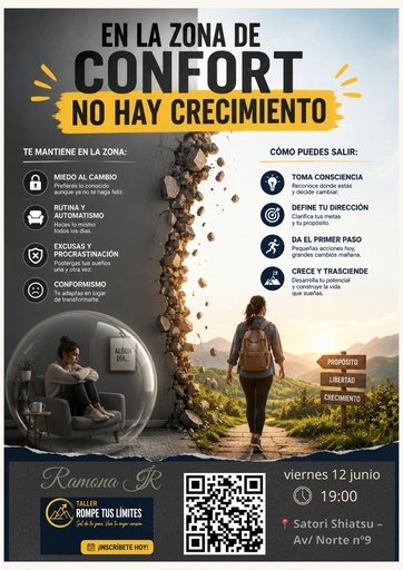 Taller: "En la zona de confort NO hay crecimiento"